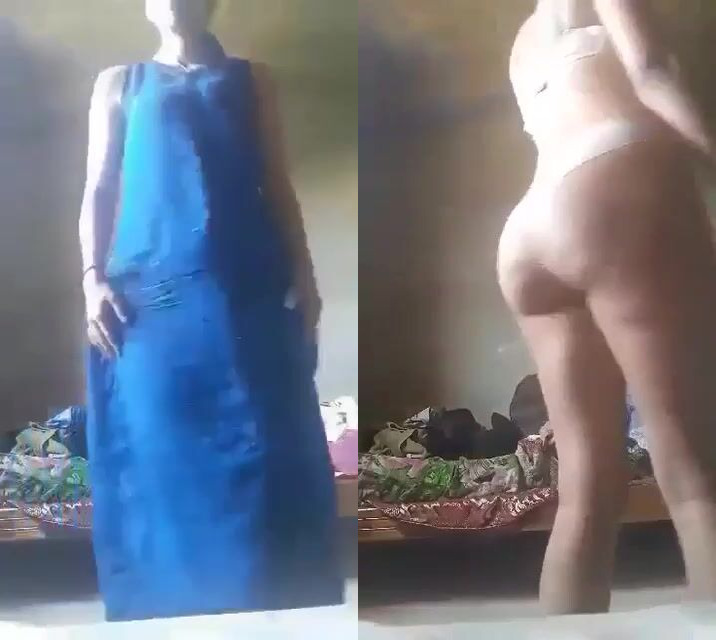 متناكة العسل تقلع لعشيقها علشان ينك طيزها