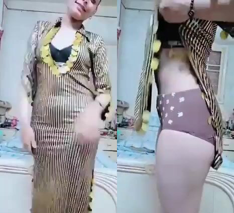 راقصة بلدي تقلع علشان تتناك من دكرها