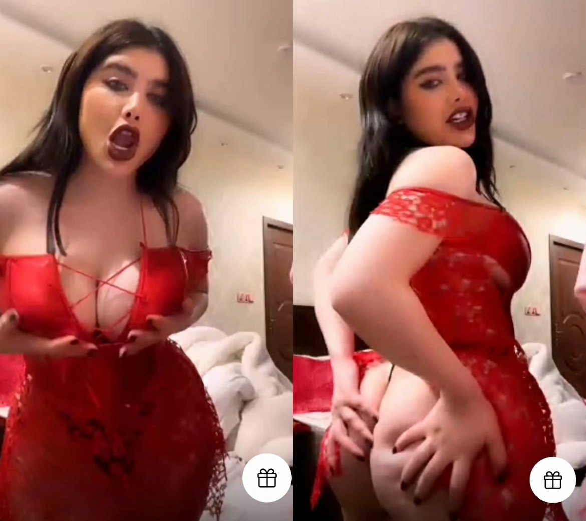 فيديو انجي خوري تعري طيزها وترقص وتلعب بزازها